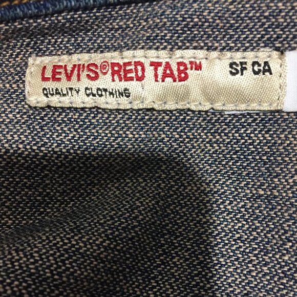 LEVI'S RED TAB DENIM JACKETS SIZE L - Picture 7 of 7